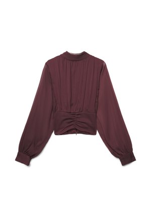 Bluse - bordeaux