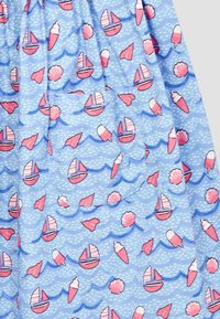 JoJo Maman Bébé NAUTICAL WAVE BUTTON FRONT - REGULAR FIT - Denní šaty - blue nautical wave