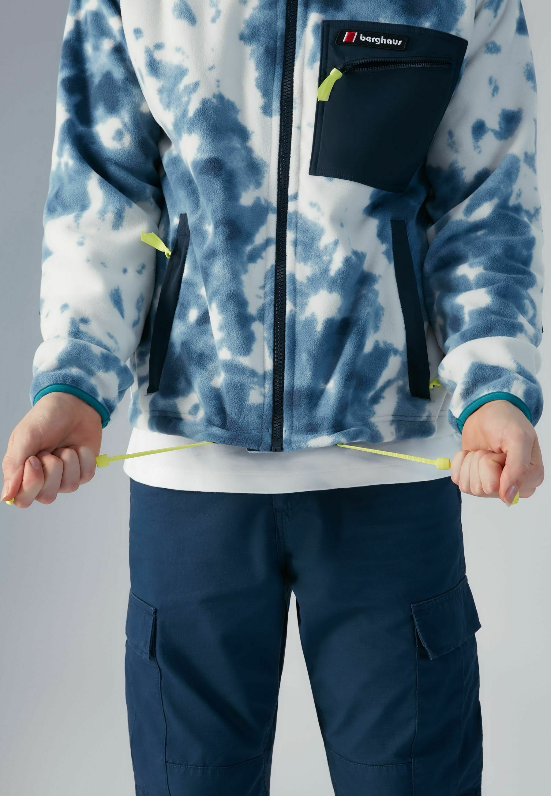 blue berghaus fleece