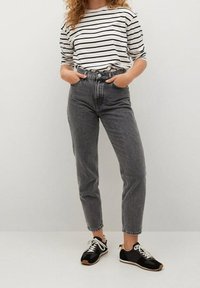 Mango Vaqueros tapered - grey denim