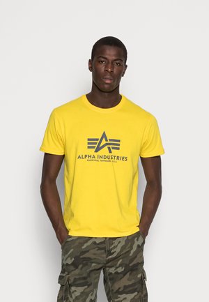 Alpha Industries CAMO - Print T-shirt - empire yellow