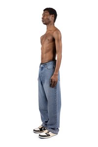 FAVELA RHINESTONE - Traperice opuštenog kroja - denim blue