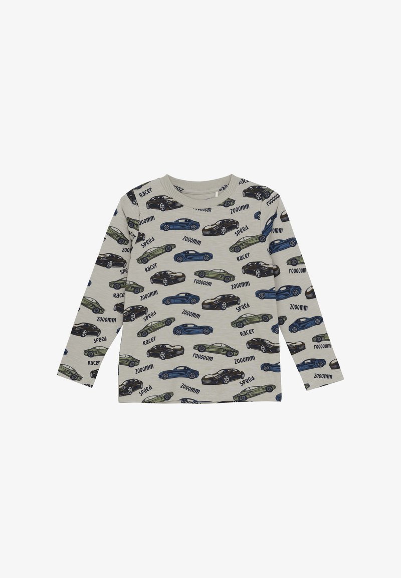 Minymo LONG SLEEVES ALL OVER PRINT - T-shirts print - oxford tan