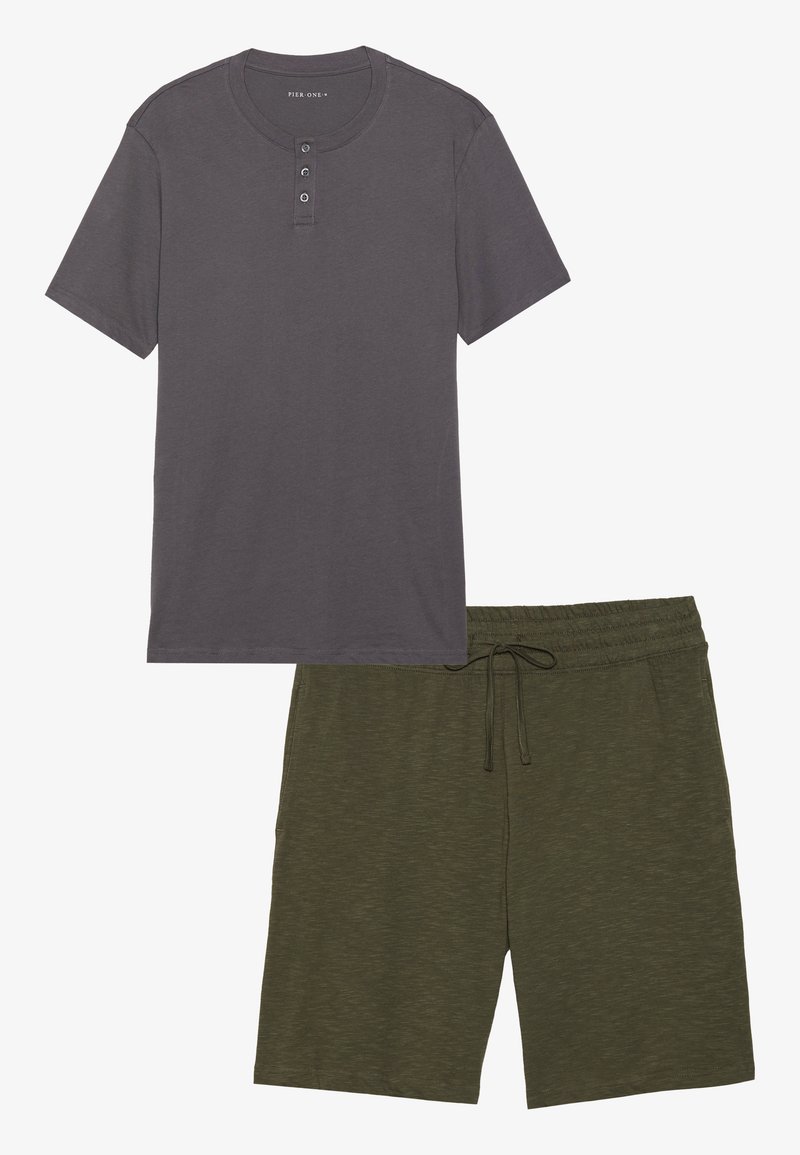 Pier One Pyjama donkergrijs Pier One Pyjama donkergrijs