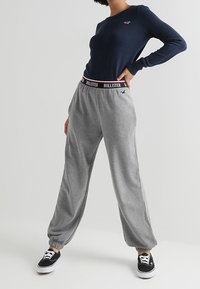 Hollister Co. Stickad tröja - dark blue