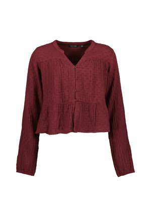 Bluse -  aubergine