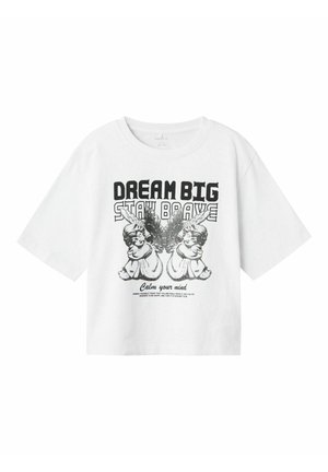 Name it Regular Fit - T-shirt print - bright white