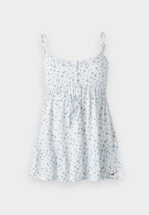 Hollister Co., ICON BABYDOLL - Μπλούζα - white
