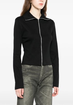 Our Legacy, OUR LEGACY SLIM ZIP LONGSLEEVE - Felpa con zip - black