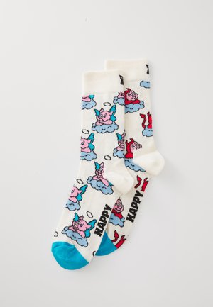 GOOD BAD PIG UNISEX 2 PACK - Socks - white