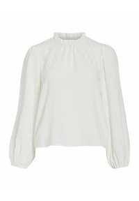 VILA MIT LANGEN ÄRMELN - Bluse - cloud dancer