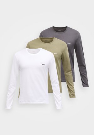 CLASSIC 3 PACK - Alsónemű - white/olive/black