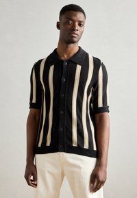 Marc O'Polo - SHIRT COLLAR STRIPES COLORED - Hemd - black Thumbnail-Bild 1