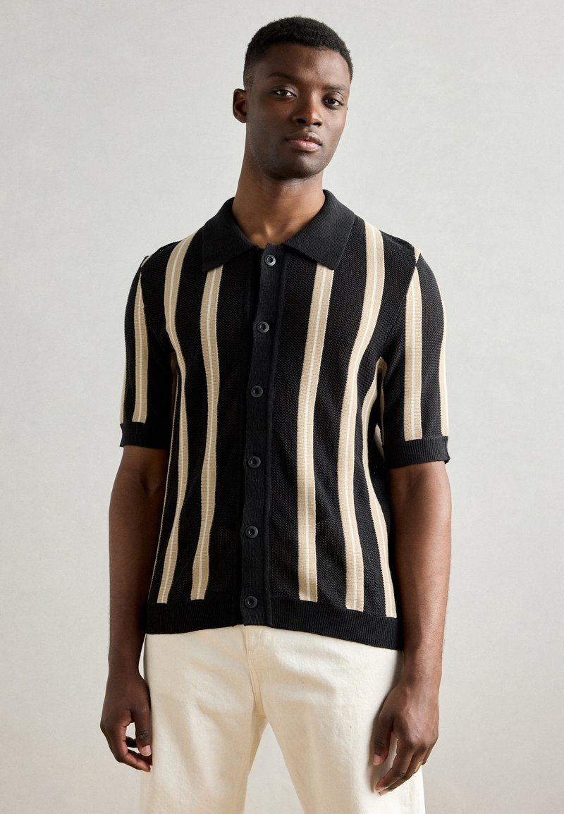 Marc O'Polo - SHIRT COLLAR STRIPES COLORED - Hemd - black, Vergrößern