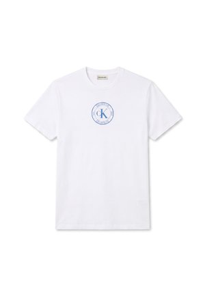 Calvin Klein Jeans, CREST GRAPHIC - T-shirts print - bright white