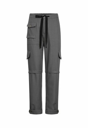 NÜ Denmark, ELAYNE - Pantalon cargo - grey melange