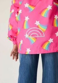 Little Bird REGULAR FIT - RAINBOW SHOWER RESISTANT - Vodotesná bunda - pink