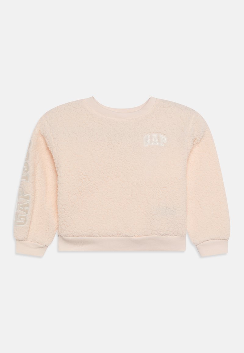 GAP LOGO CREW TODDLER GIRL Fleece trui soft pink/donkerroze