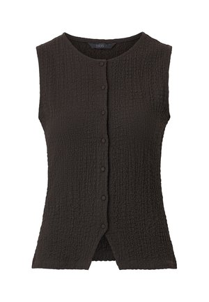 Ellos Collection, WESTE MIT STRUKTUR. - Blouse - brown