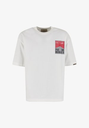 Pas de Monaco, WRAPPER T-SHIRT - T-shirt con stampa - off white