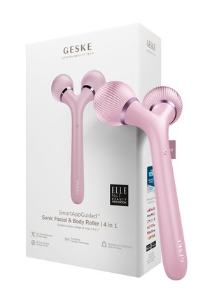 SONIC FACIAL BODY ROLLER | 4 IN 1 - Skincare tool - pink