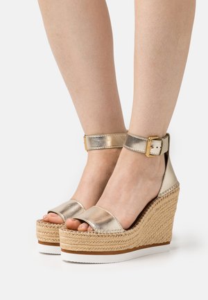 See by Chloé, Sandales à talons hauts - gold-coloured