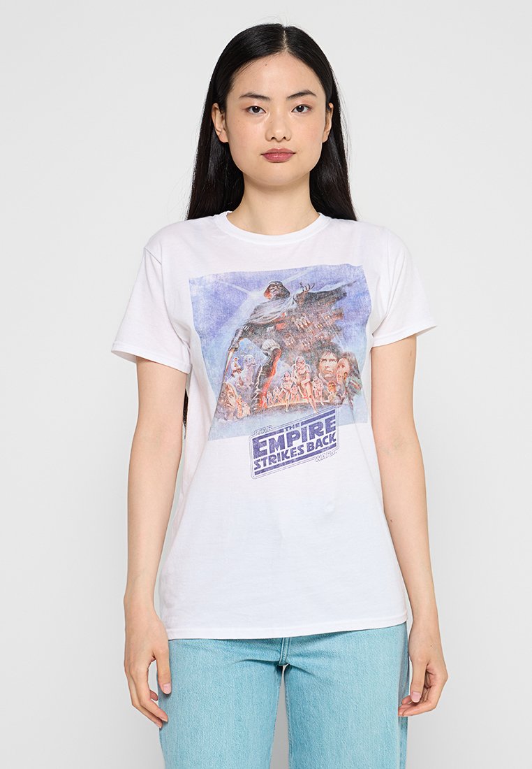 Star Wars T-shirt print wit Star Wars T-shirt print wit