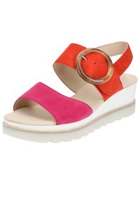 Gabor - Sandalen met plateauzool - pink pumpkin Miniatuurafbeelding 1