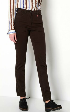 MEINE BESTE FREUNDIN - Trousers - braun