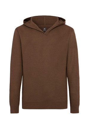 Boggi Milano Džemperis ar kapuci - hazelnut