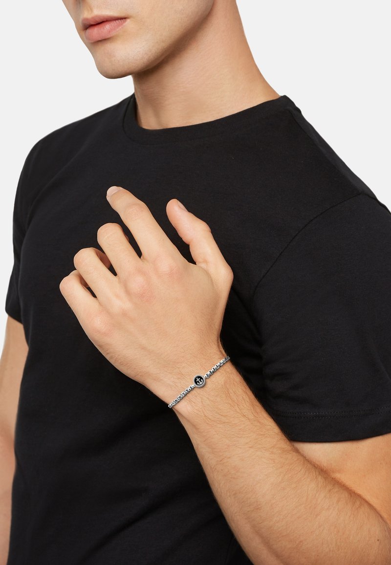 Breil KETCH - Armband - black and silver coloured