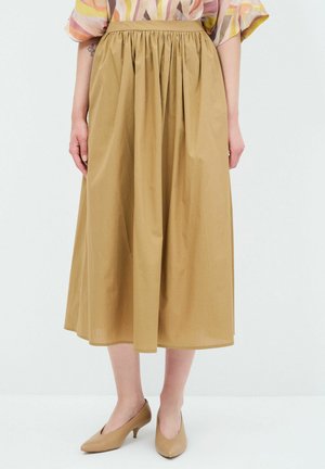 A-line skirt - khaki