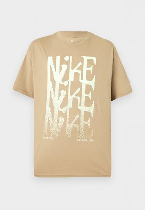 Nike Sportswear, TEE - T-Shirt print - parachute beige