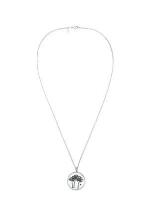 PALM TREE PLATE - Halsband - silberfarben