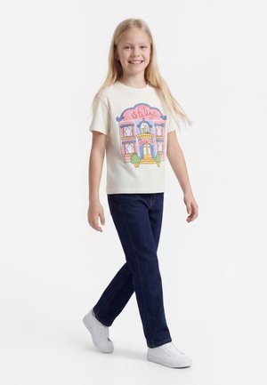 Stella McCartney Kids Μπλουζάκι με στάμπα - ivory