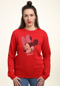 Disney MICKEY CLASSIC MINNIE BIG FACE DISTRESSED - Bluza