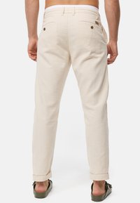 INDICODE JEANS INCLIO - Trousers - ecru mix