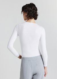 Calliope SCOLLO V - Maglietta a manica lunga - bianco ottico
