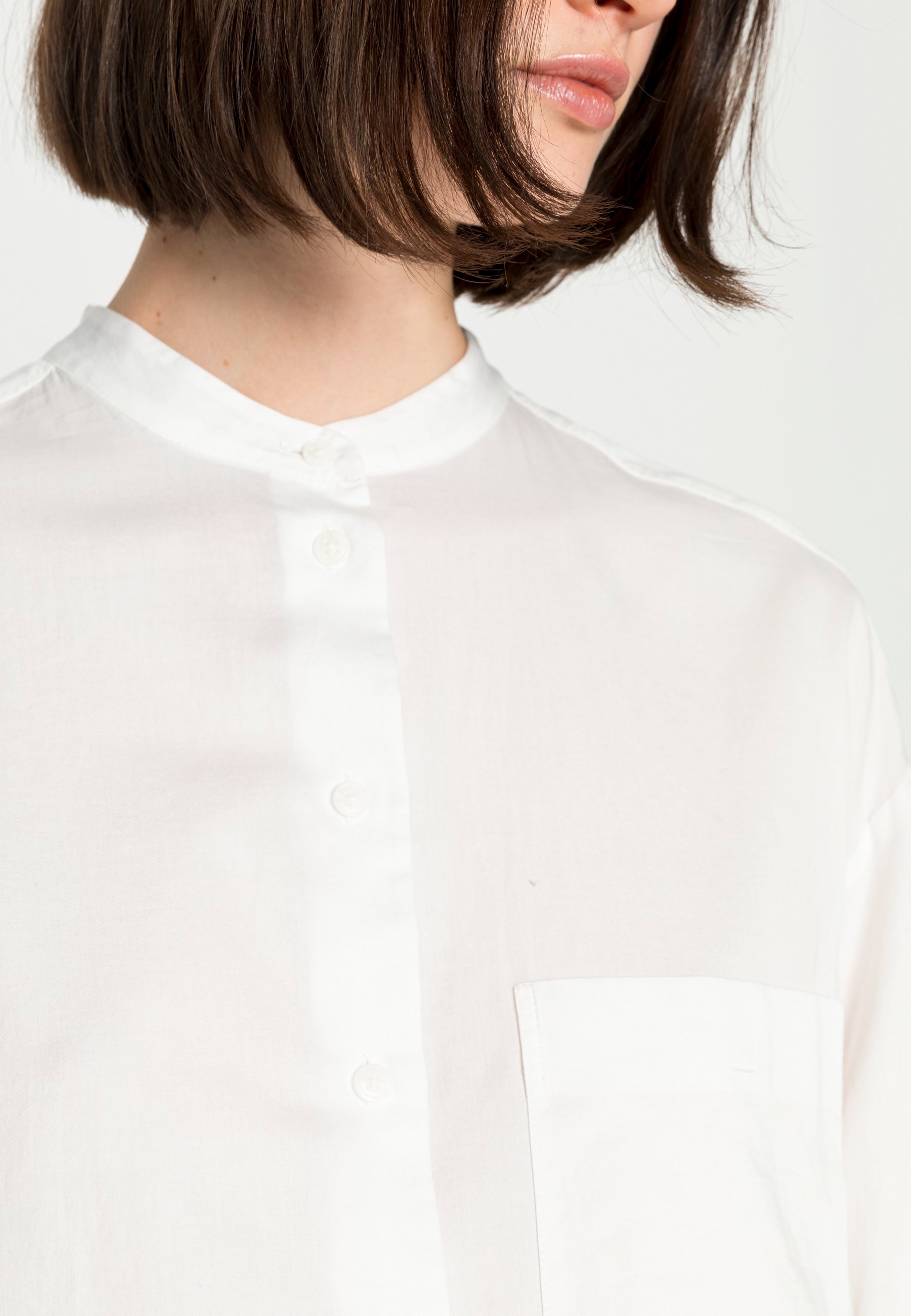 Marc O'Polo BLOUSE LONG SLEEVE STAND UP 