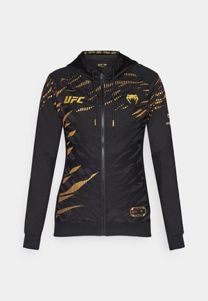 Venum UFC FUSION AUTHENTIC FIGHT NIGHT WOMENS WALKOUT HOODIE CHAMPION - Training jacket - black/gold