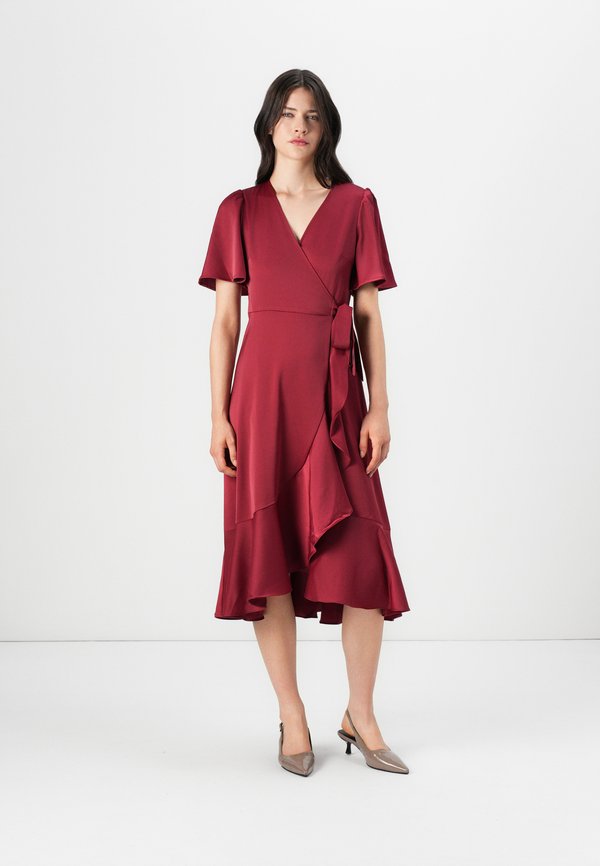 YASTHEA MIDI WRAP DRESS - Freizeitkleid
