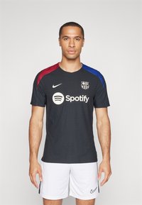 Nike Performance FC BARCELONA M NK DFADV STRK EL TOP K - Roupa de discoteca - black/noble red/orewood brown