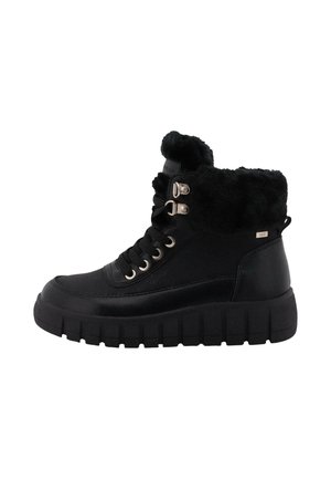 TOM TAILOR Bottines à lacets - black