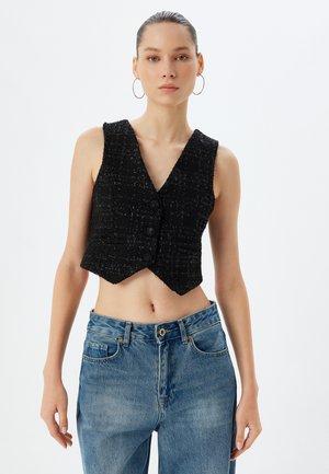 Koton CROP - Chaleco - black