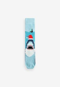 Next 2 PACK - CHRISTMAS PATTERN - Calze - blue white