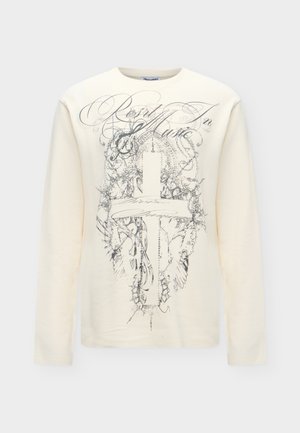 Jaded London, REST IN MUSIC WAFFLE TOP - T-shirt à manches longues - ecru