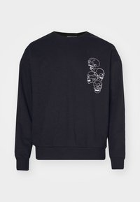 Jack & Jones JJSCULLY CREW NECK - Sweatshirt - black