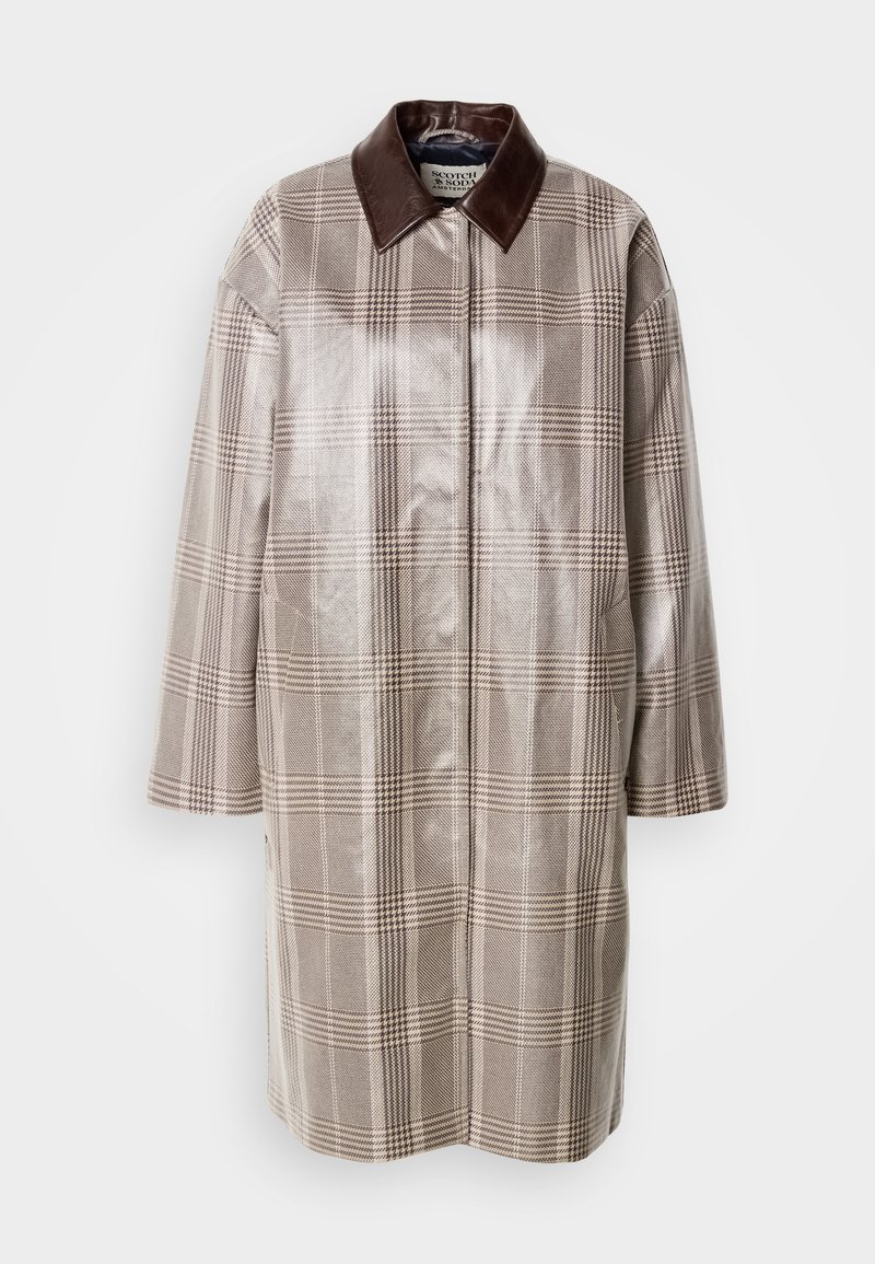 Scotch & Soda Mantel lichtbruin