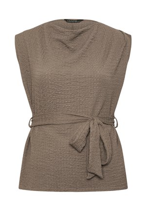 Yours Clothing, WOMEN'S CASUAL TOPS - Blouse - brown