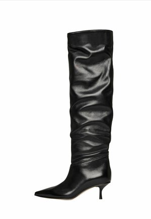 Høje støvler/ Støvler - black - calf